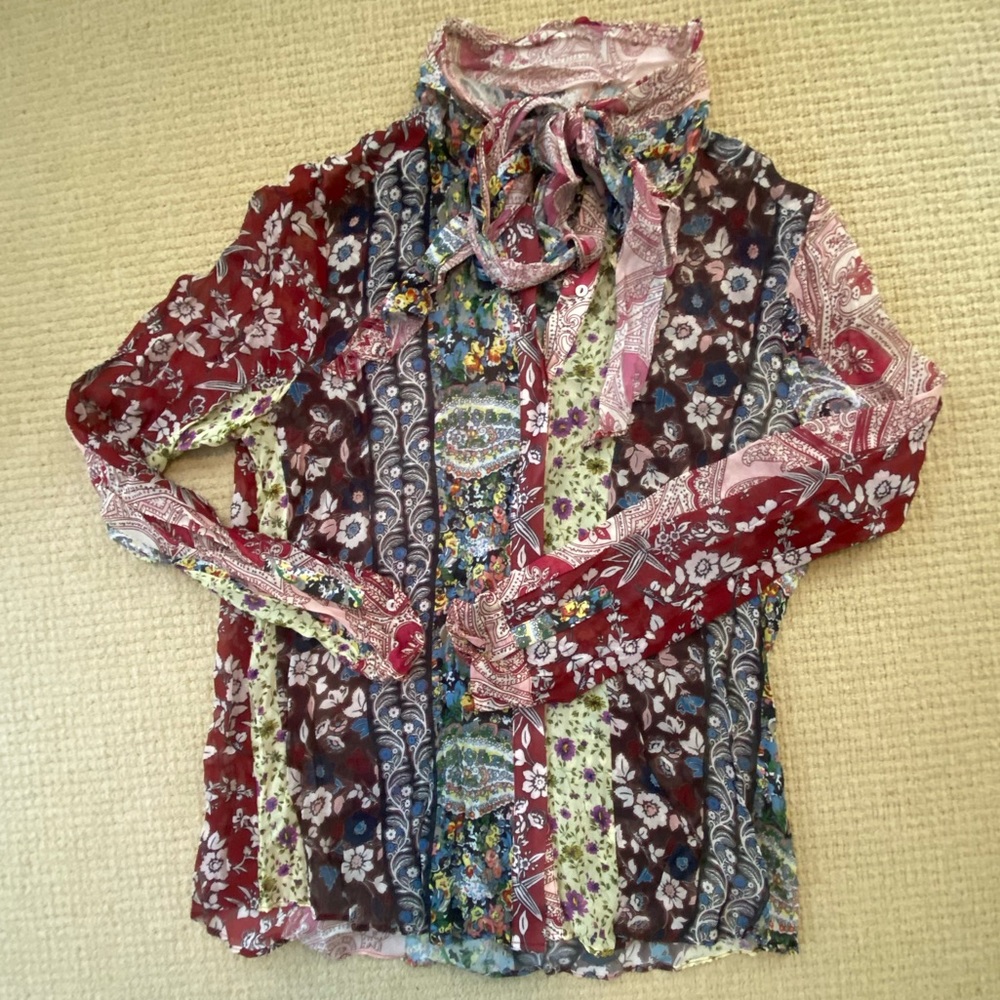 ZARA PRINTED BLOUSE